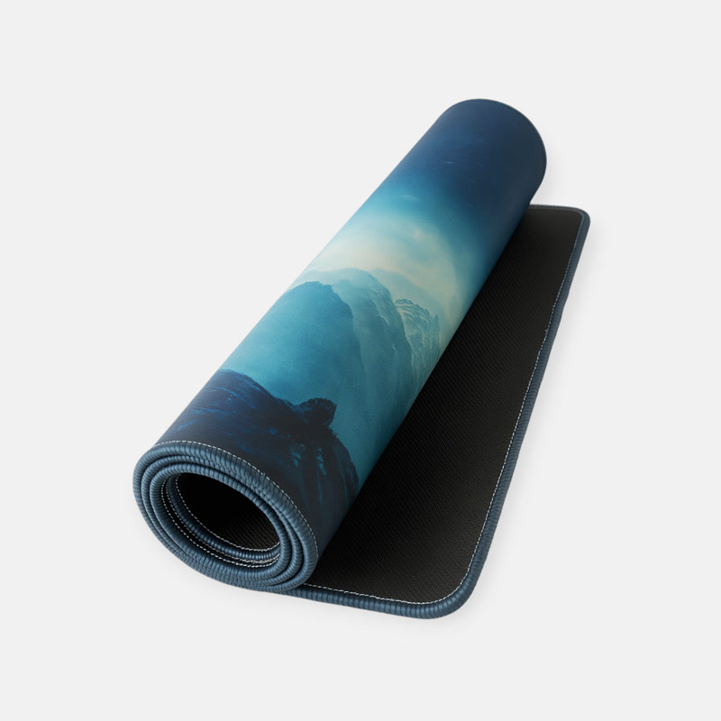 Image of Tapis de souris gaming Gamezelle Mountain Dragon Gaze grand format (étendu) (800×300 mm)