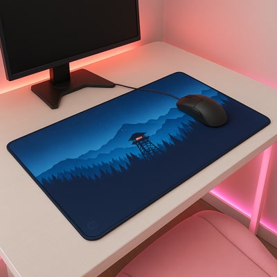 Picture of Tapis de souris gaming Gamezelle Sentinel Watchtower grand format (étendu) (900×400 mm)