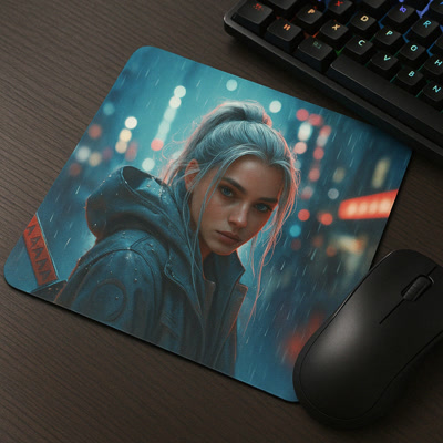 Picture of Tapis de souris gaming Gamezelle Cyberstorm Samurai grand format (450×400 mm)