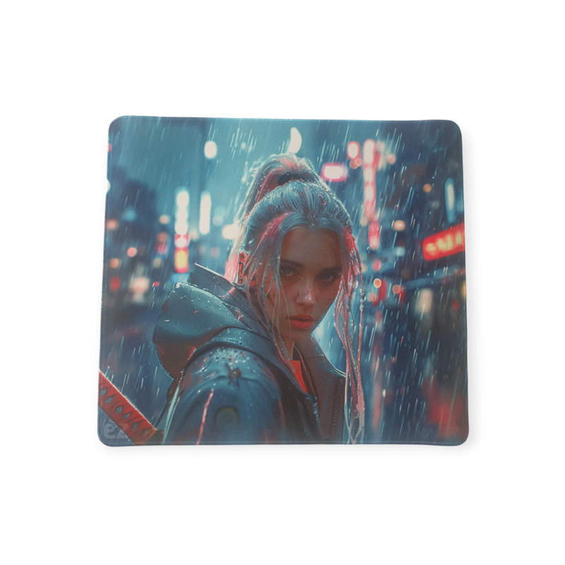Image of Tapis de souris gaming Gamezelle Cyberstorm Samurai grand format (450×400 mm)