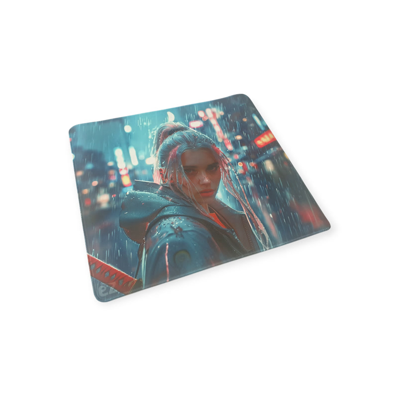 Image of Tapis de souris gaming Gamezelle Cyberstorm Samurai grand format (450×400 mm)