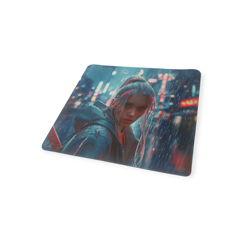 Image of Tapis de souris gaming Gamezelle Cyberstorm Samurai grand format (450×400 mm)