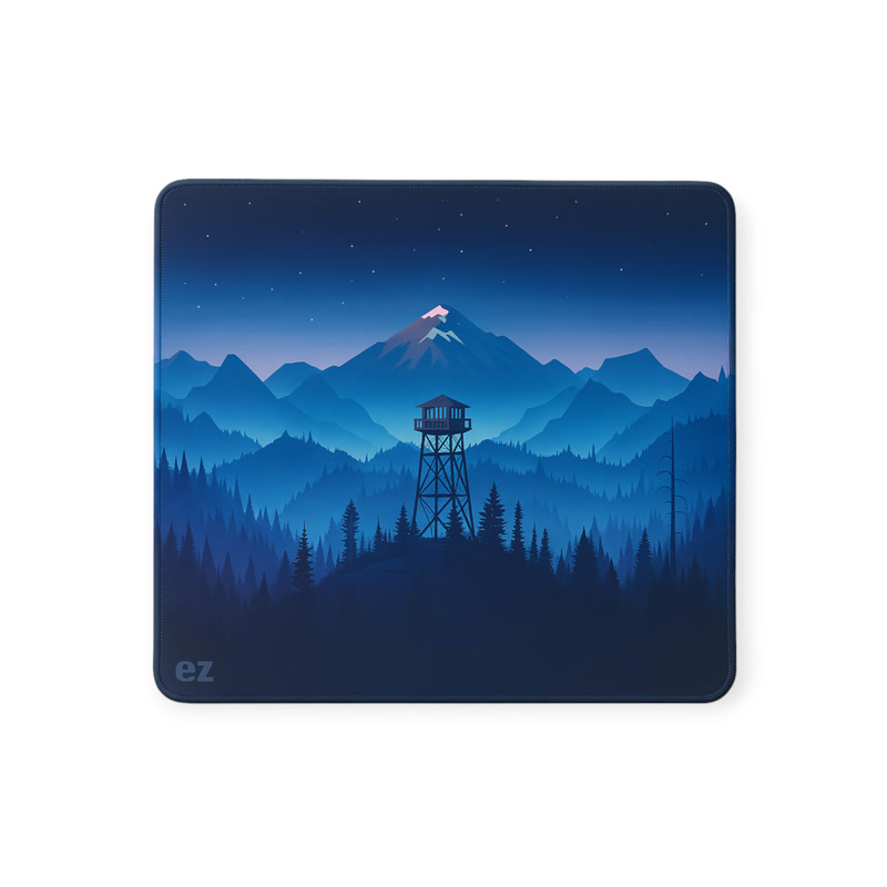 Image of Tapis de souris gaming Gamezelle Sentinel Watchtower grand format (450×400 mm)