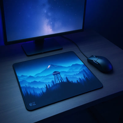 Picture of Tapis de souris gaming Gamezelle Sentinel Watchtower grand format (450×400 mm)